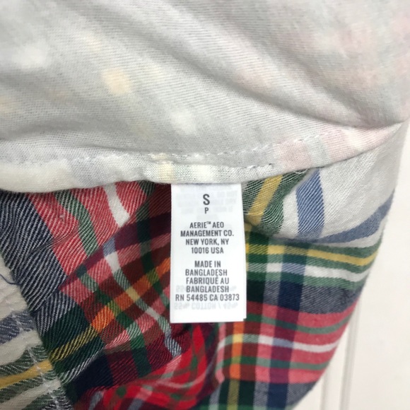 Aerie Flannel Pajama Boxer Shorts Size Small NWT - Picture 11 of 11